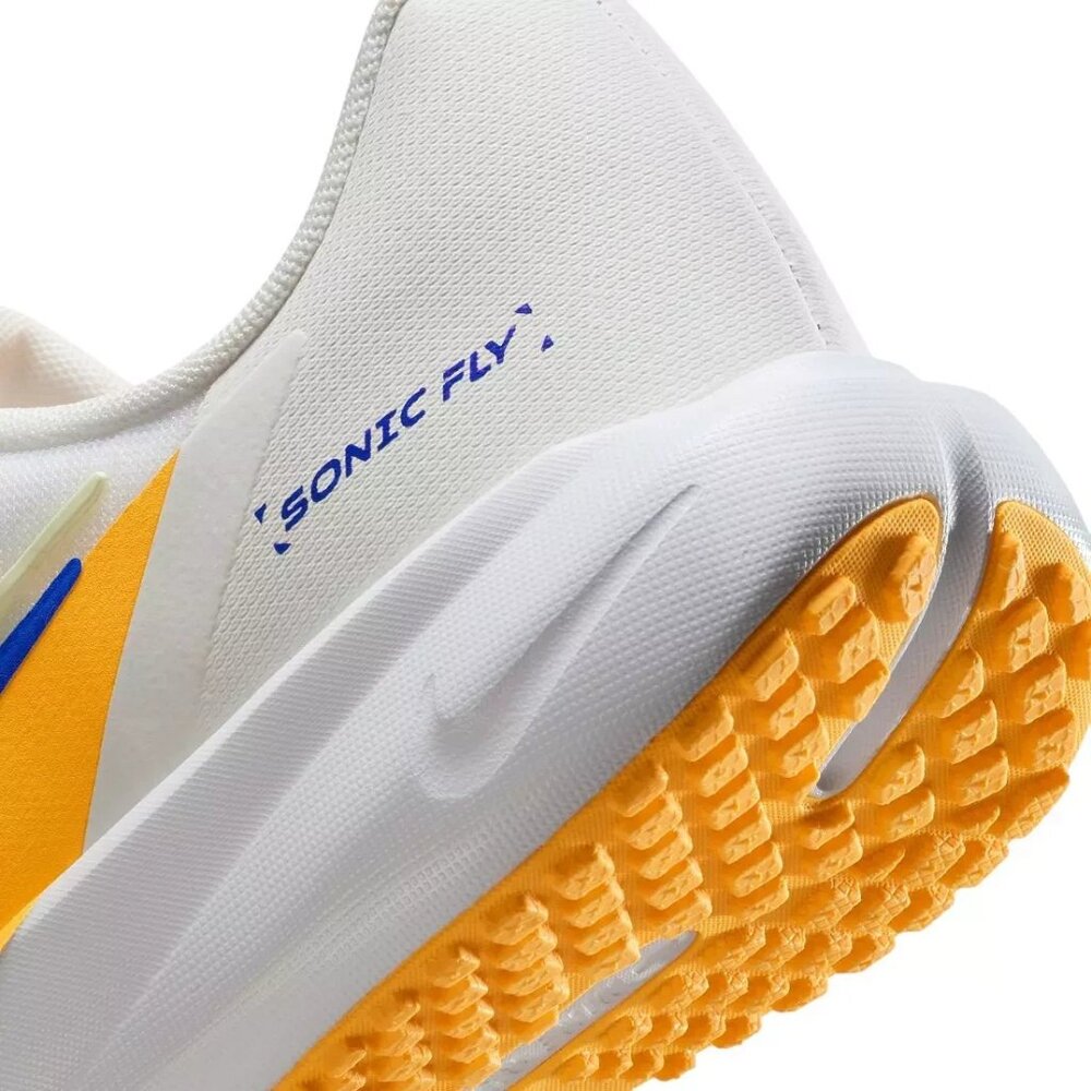 Nike Sonic Fly Big Kids Yellow Blue White Running Jogging Shoes Size 5.5Y - Picture 7 of 8